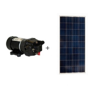 Kit Pompe et panneau solaire FLOJET 19L/min