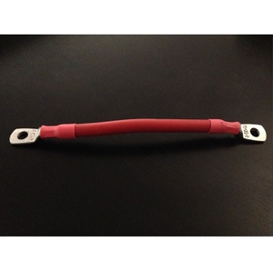 Cordon de batterie, 25mm², 25cm, cosse M8, rouge