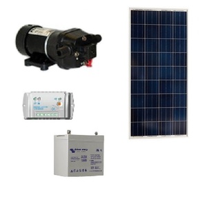 Kit Pompe 19L/min - Panneau - Batterie Solaire FLOJET